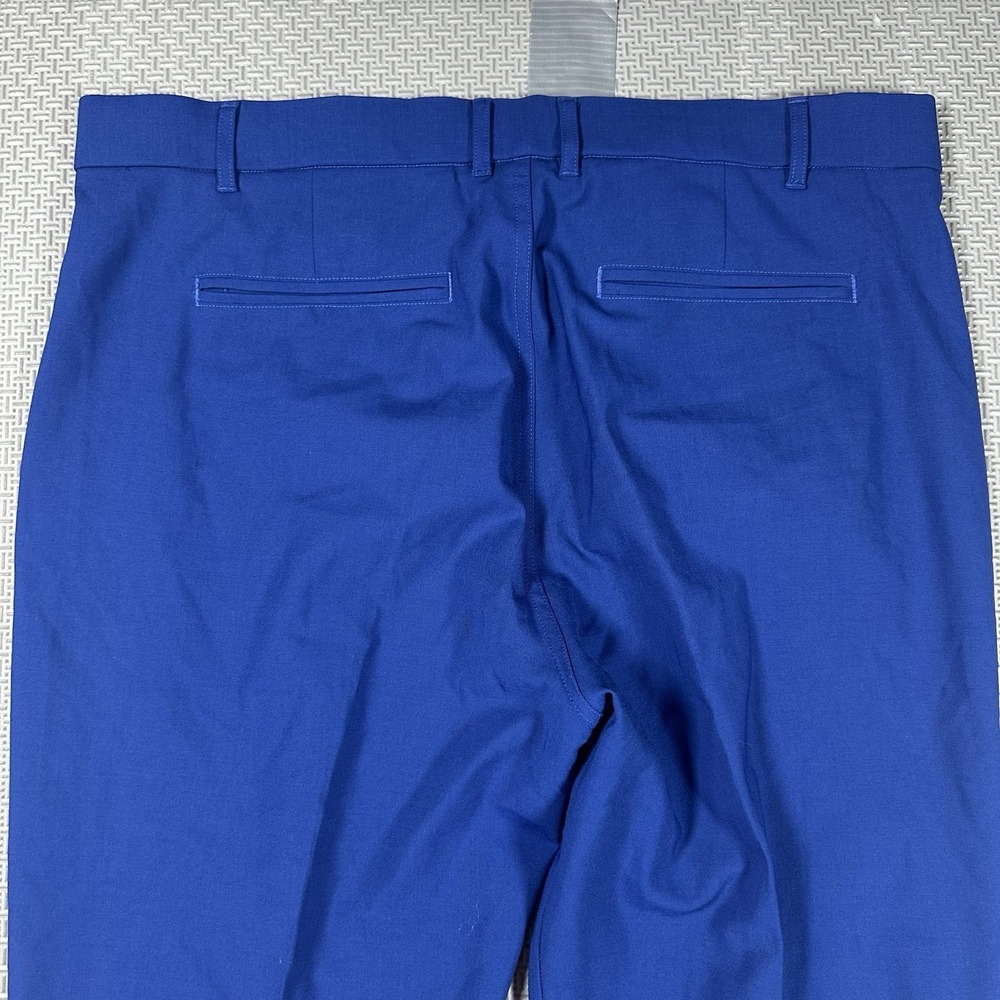 Greyson Golf Pants Trousers Serrano 36x32 Performance Blue Wool Spandex $228 EUC - Picture 3 of 13